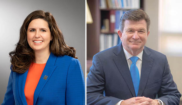 Jennifer Cowley and Harry Dombromski